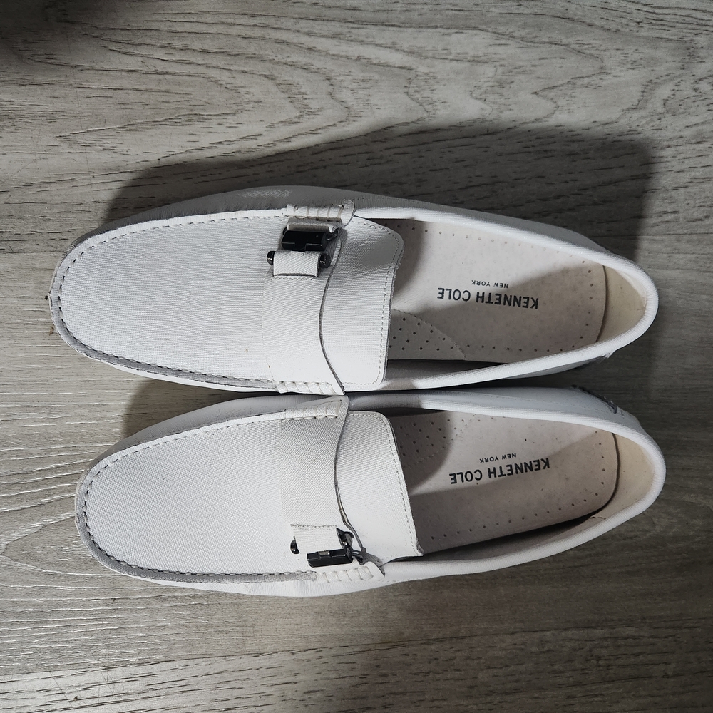Kenneth Cole Men's White Loafers